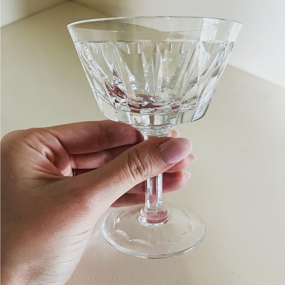 8 Vintage Stuart Crystal - Dartmouth champagne coupes - Picture 3 of 3